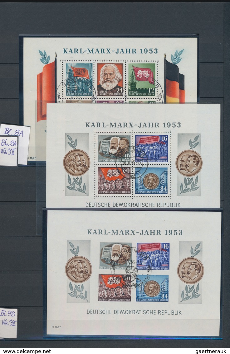 DDR: 1949/1990, Sauber Gestempelte Sammlung In Drei Steckbüchern, Augenscheinlich Komplett Mit Allen - Collections