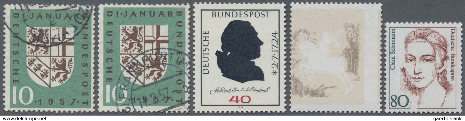 Bundesrepublik Deutschland: 1949 - 1990, Gestempelte Sammlung Im Einsteckbuch Bis Deutsche Einheit M - Sammlungen