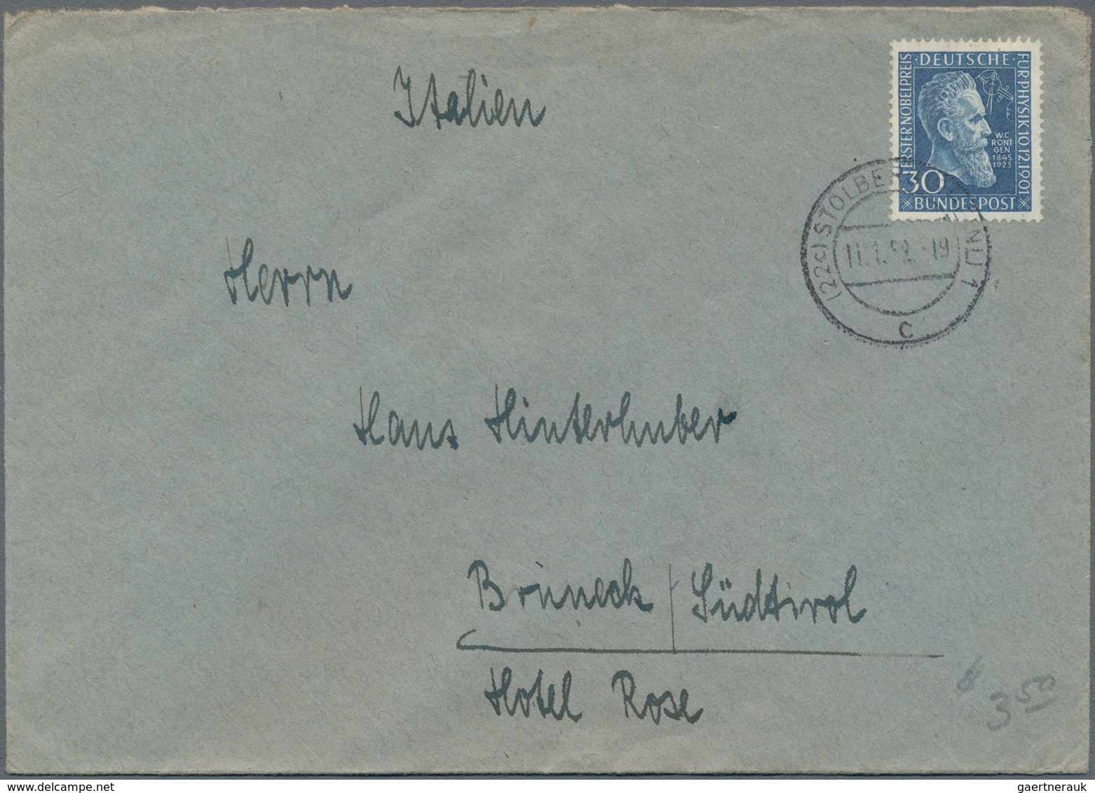 Bundesrepublik Deutschland: 1950 - 1959 (ca.), Umfangreicher Sammlungsposten Von Etwa 800 Belegen, D - Collections