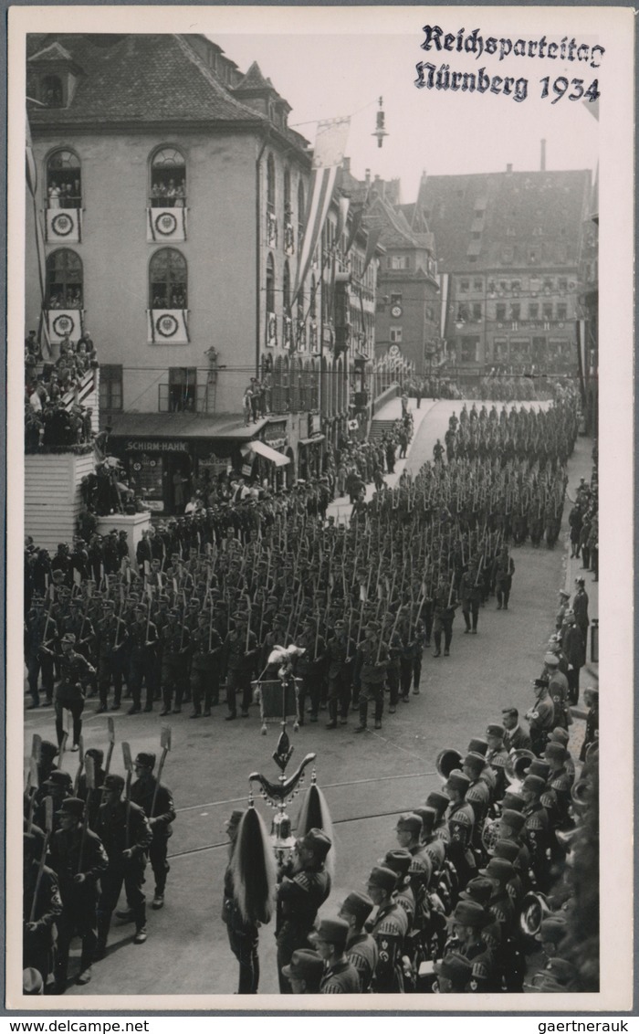 Ansichtskarten: Propaganda: 1933/1945, Schachtel Mit über 100 Propagandakarten, Ganzsachen, Privatga - Parteien & Wahlen