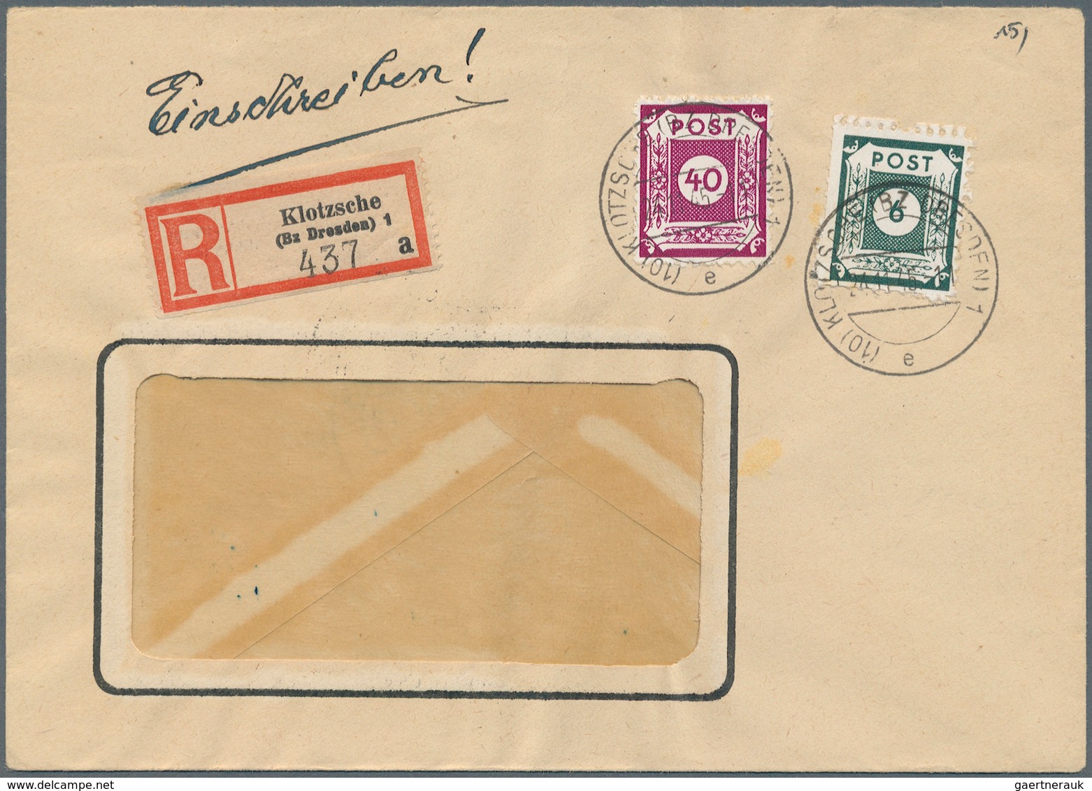 Deutschland: 1912/1945: Interessante Partie Briefe Und Ganzsachen, Dabei Ein Leicht Aufgerautes Hitl - Collections