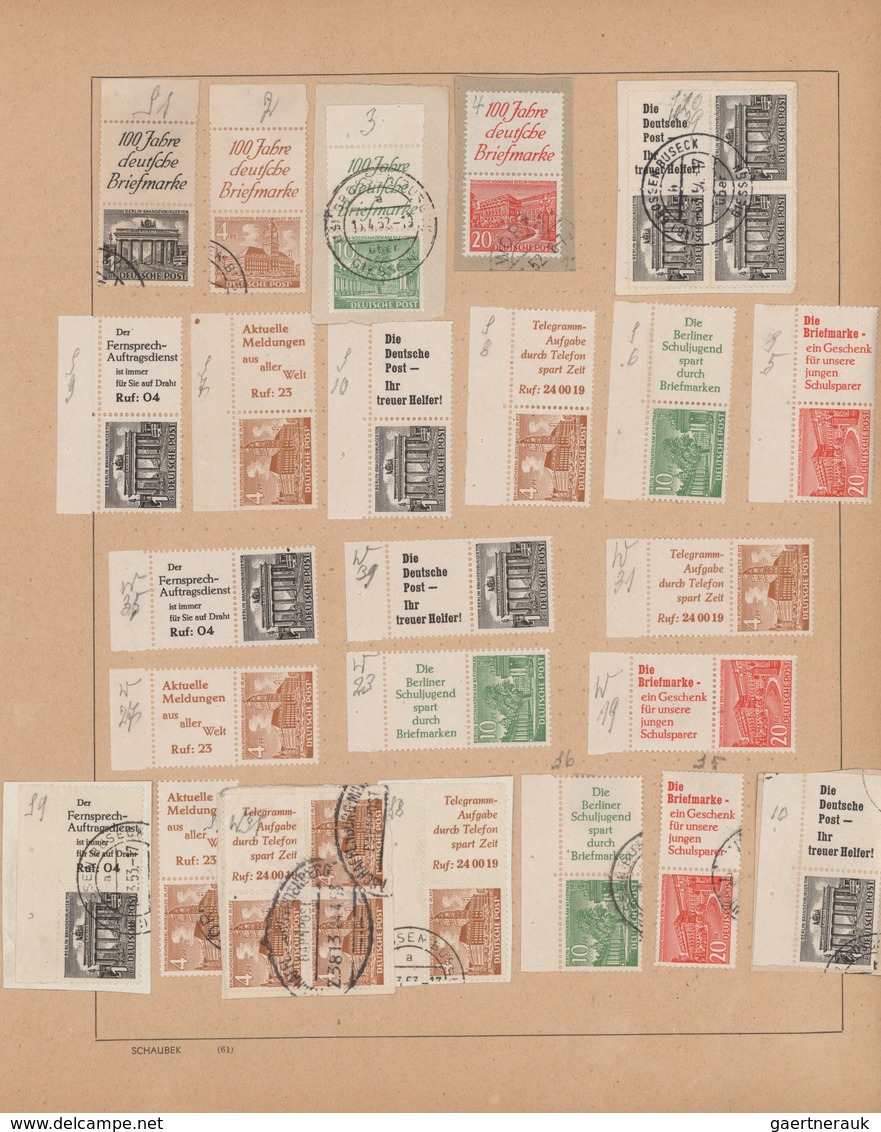 Deutschland: 1850/1960 Ca., Urige Generalsammlung Ab Altdeutschland Bis Nachkriegszeit In Zwei Alten - Collections