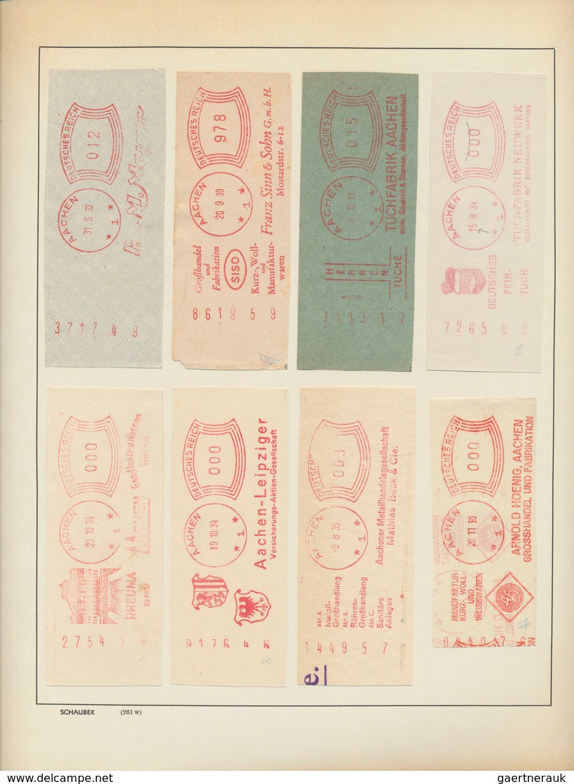 Deutschland: 1920/2004 (ca.). ABSENDERFREISTEMPEL DEUTSCHLANDS - Enorme Sammlung Von Den Frühen Vers - Collections