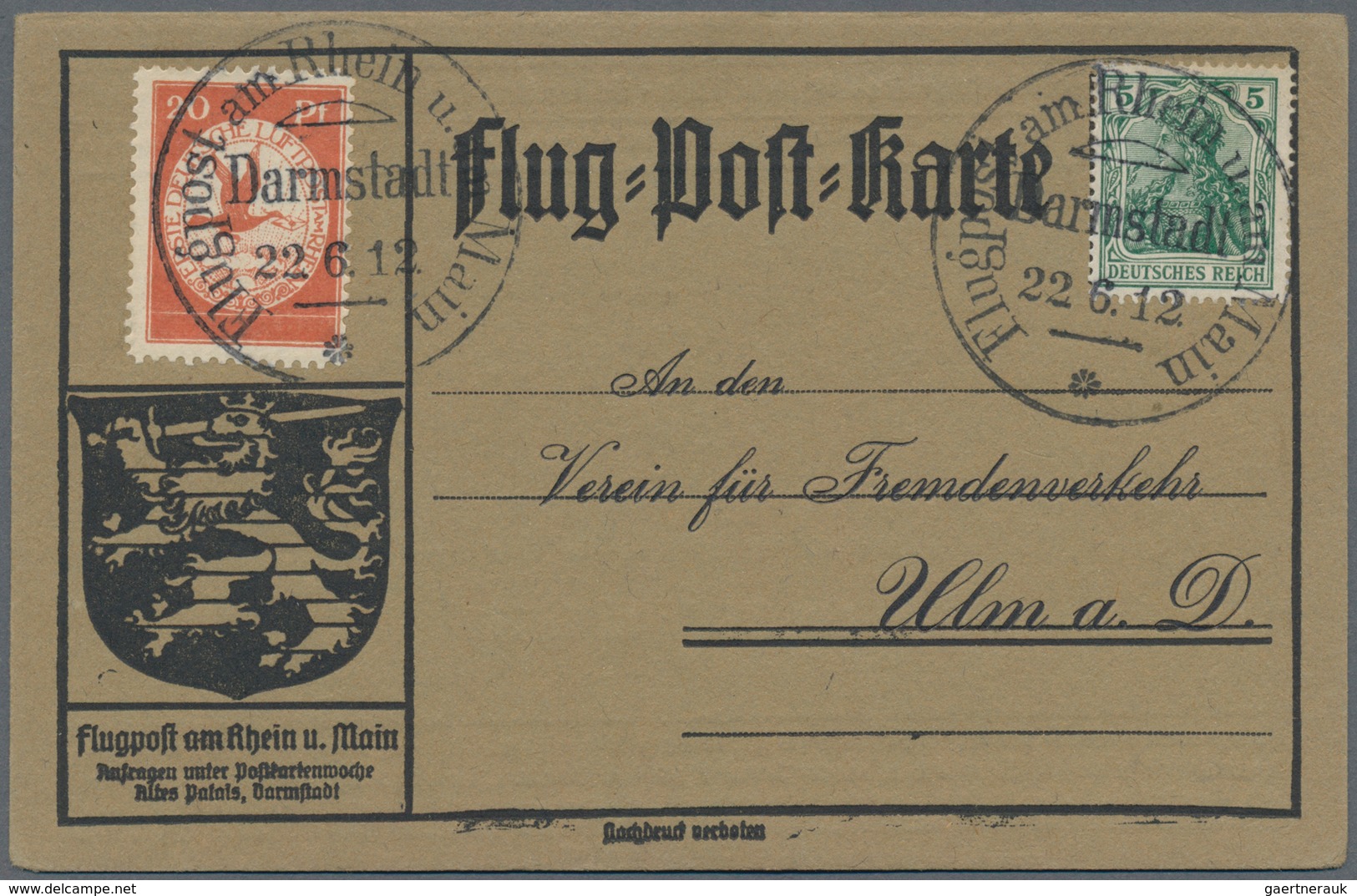 Deutschland: 1871/1974, Lot Von 21 Briefen Und Karten, Dabei Privat-Ganzsachenkarten Dt.Reich Frech - Collections