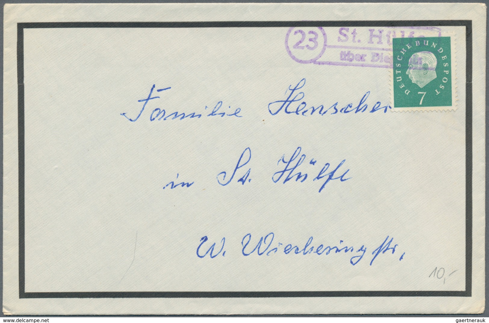 Deutschland: 1930/1990 (ca.), Partie von ca. 80 Briefen und -Karten, alle mit LANDPOST-Nebenstempeln