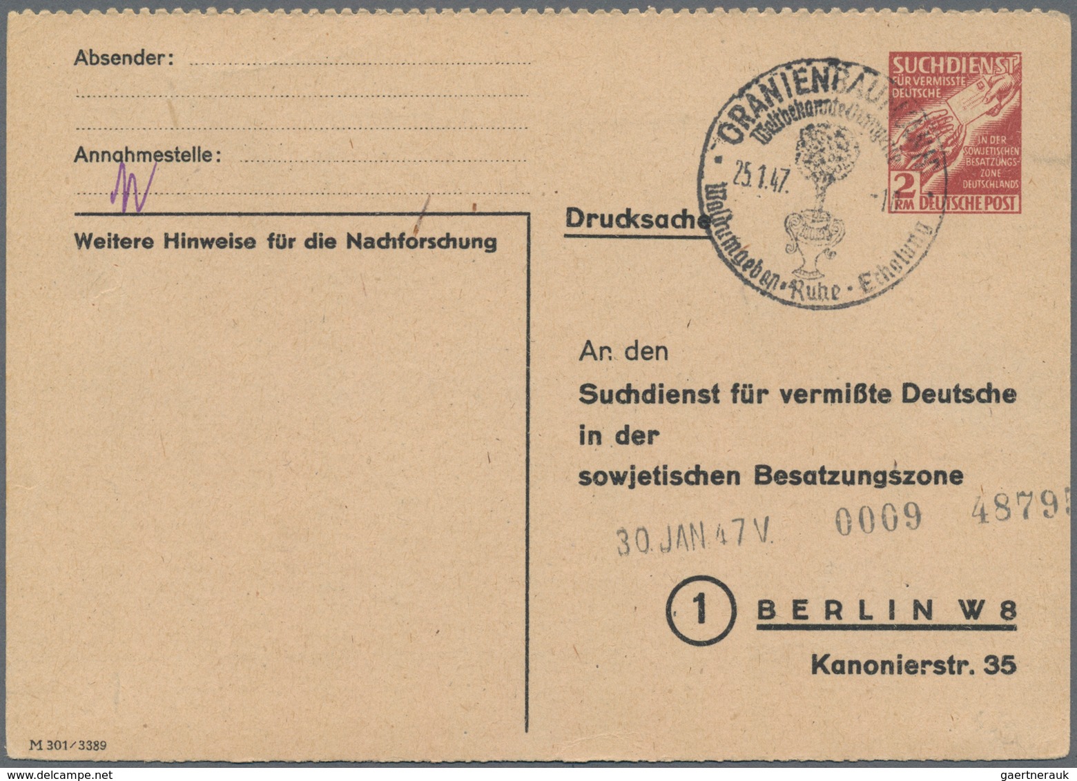 Deutschland - Ganzsachen: 1945 Ab, Gehaltvolle Sammlung Mit Ca.260 Gebrauchten Ganzsachen Im Ringbin - Collections