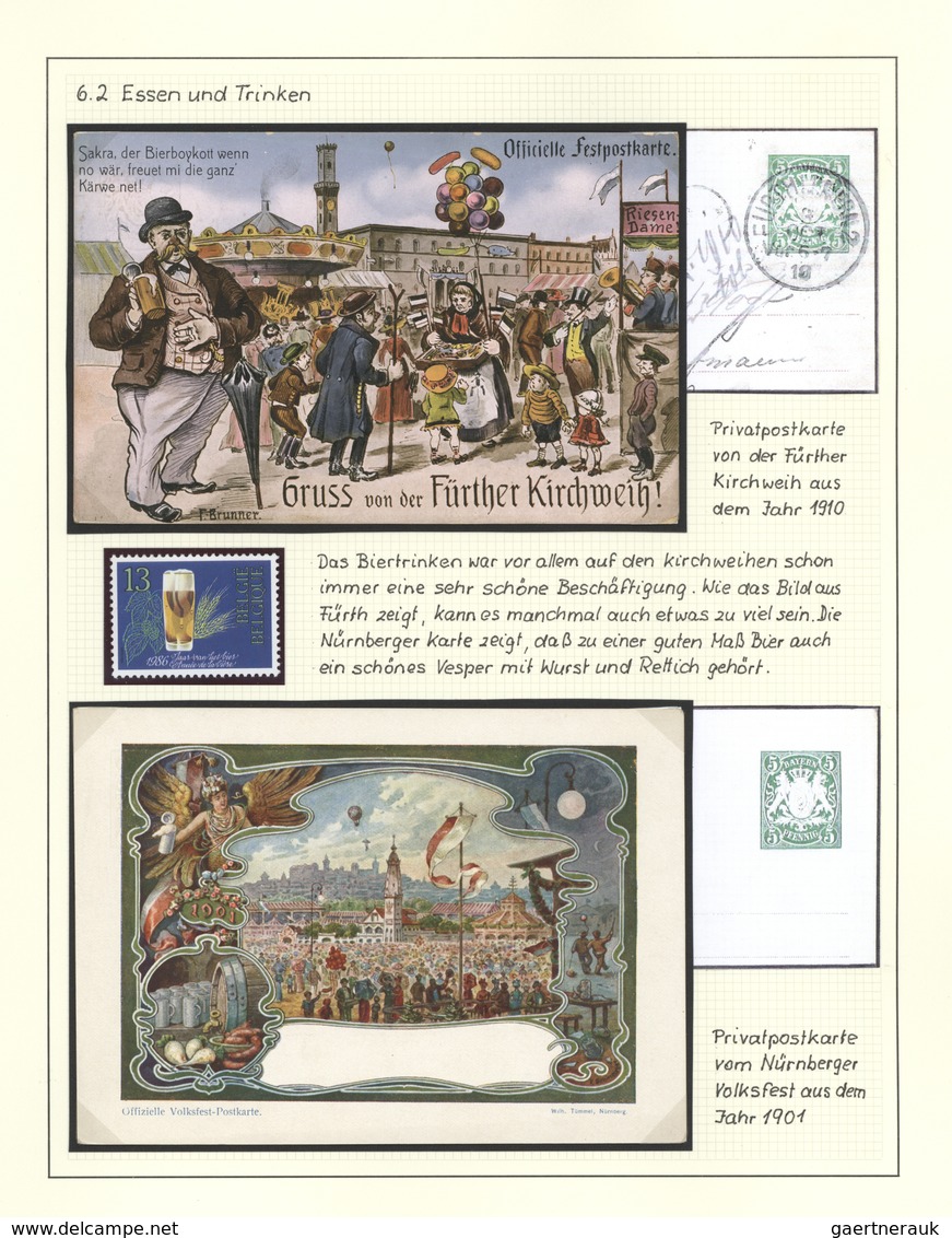 Heimat: Bayern: FÜRTH: 1818/1960 (ca.), Thematische Heimatsammlung Mit Besseren Marken, Einigen Priv - Autres & Non Classés