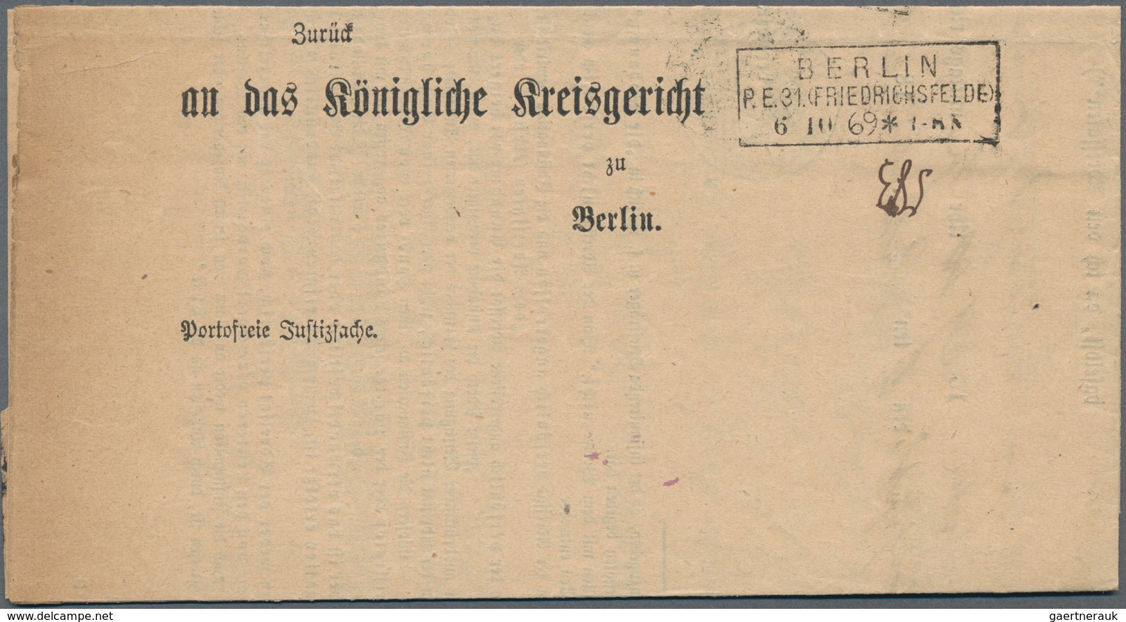 Heimat: Berlin: 1862/1881, Sammlung Von Ca. 150 Briefen Und Karten Preußen, NDP Und Dt.Reich Mit Gut - Autres & Non Classés
