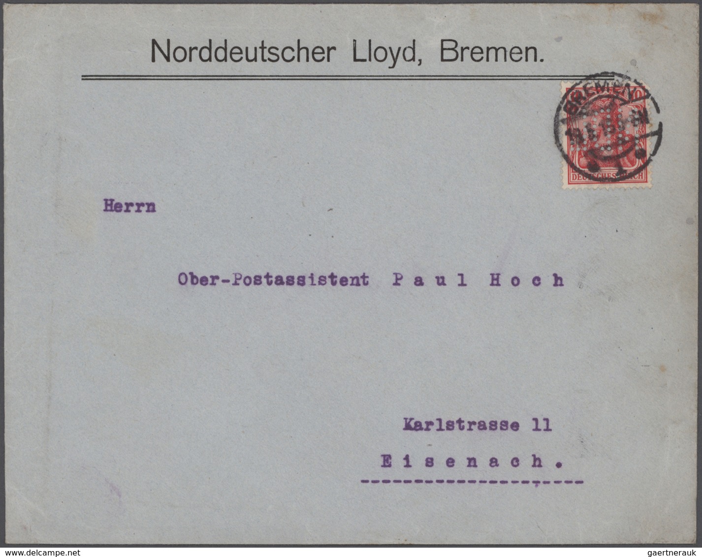 Heimat: Bremen: 1810/1990 (ca.), allumfassende Stempel-Spezial-Sammlung mit insgesamt ca. 1.200 Brie