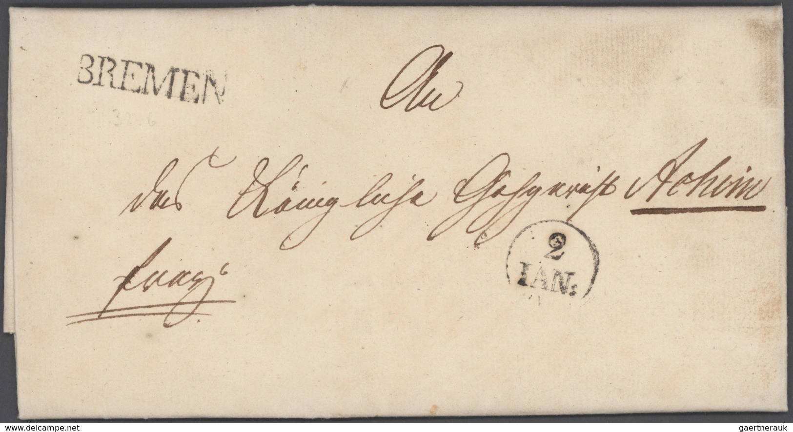 Heimat: Bremen: 1810/1990 (ca.), allumfassende Stempel-Spezial-Sammlung mit insgesamt ca. 1.200 Brie