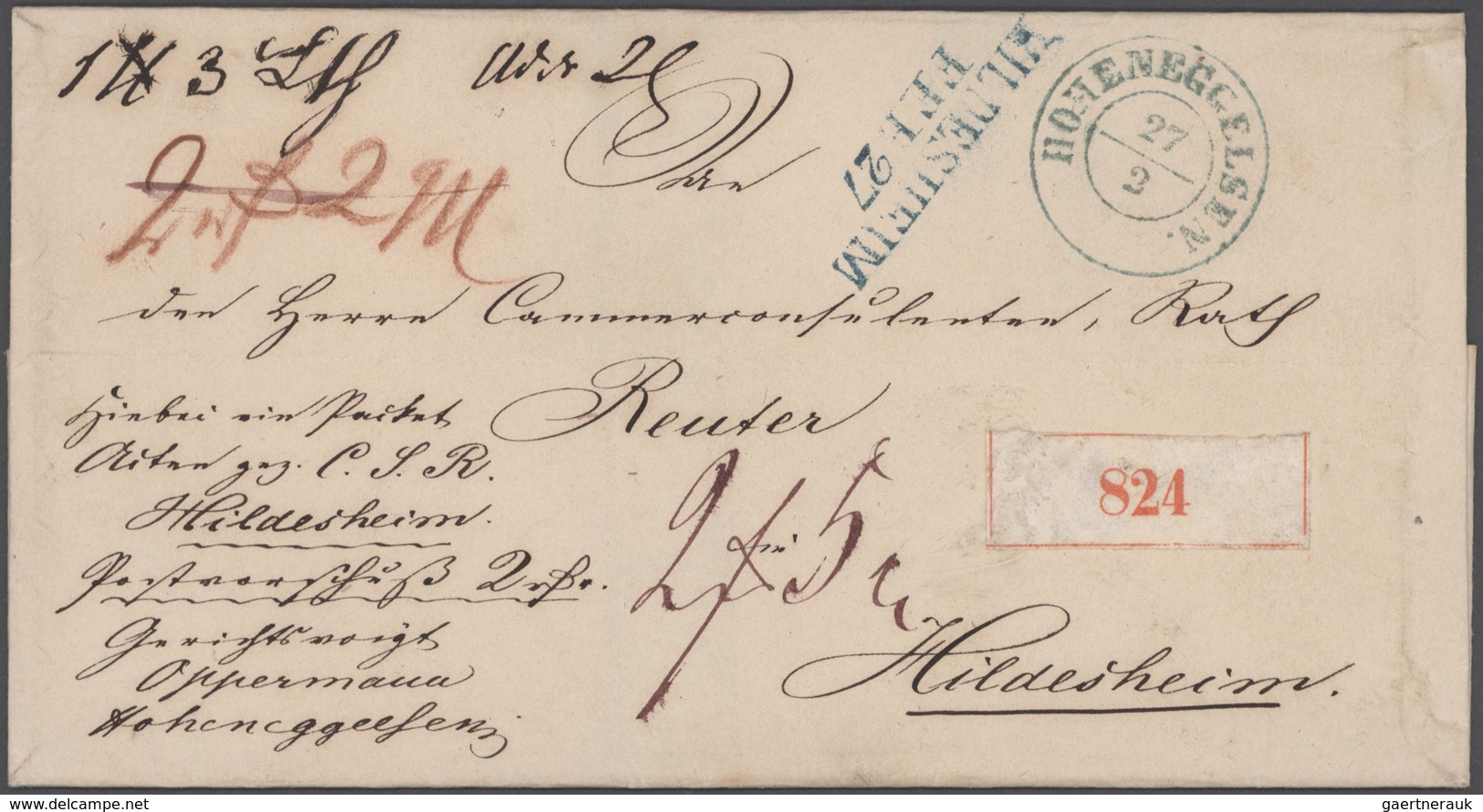 Heimat: Niedersachsen: 1675/1930 (ca.), Braunschweig/Hannover/Hildesheim/Hoheneggelsen, Vielseitiger - Autres & Non Classés