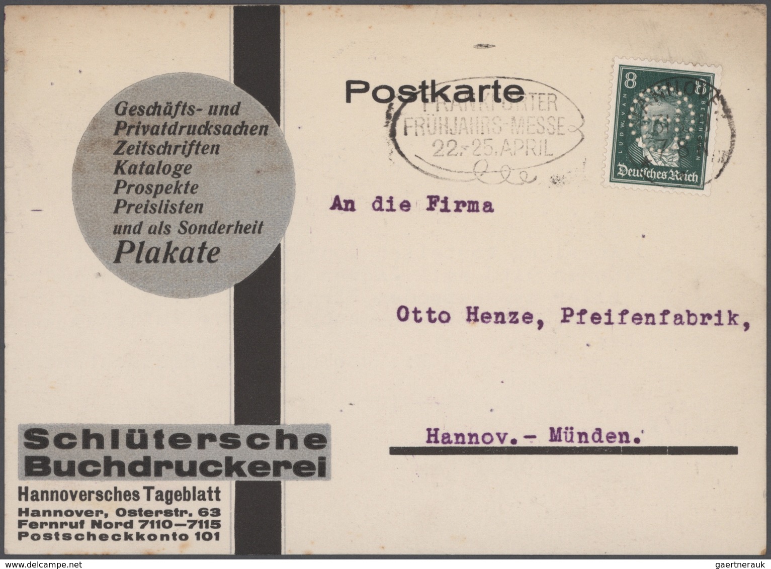 Heimat: Niedersachsen: HANNOVER 1840/2018 (ca.), Großartige Heimatsammlung Von Ca. 1.400/1.500 Beleg - Autres & Non Classés