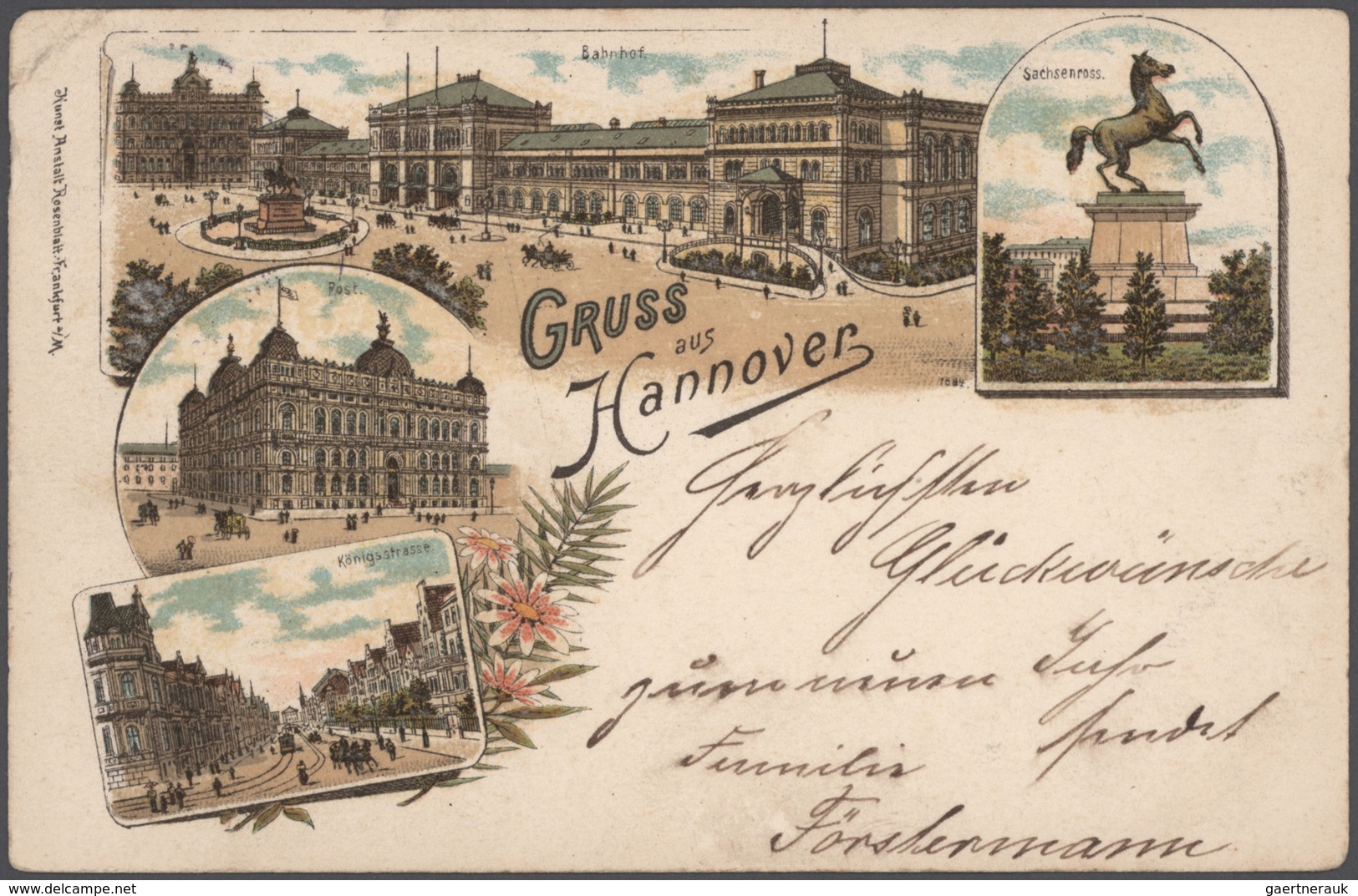 Heimat: Niedersachsen: HANNOVER 1840/2018 (ca.), großartige Heimatsammlung von ca. 1.400/1.500 Beleg