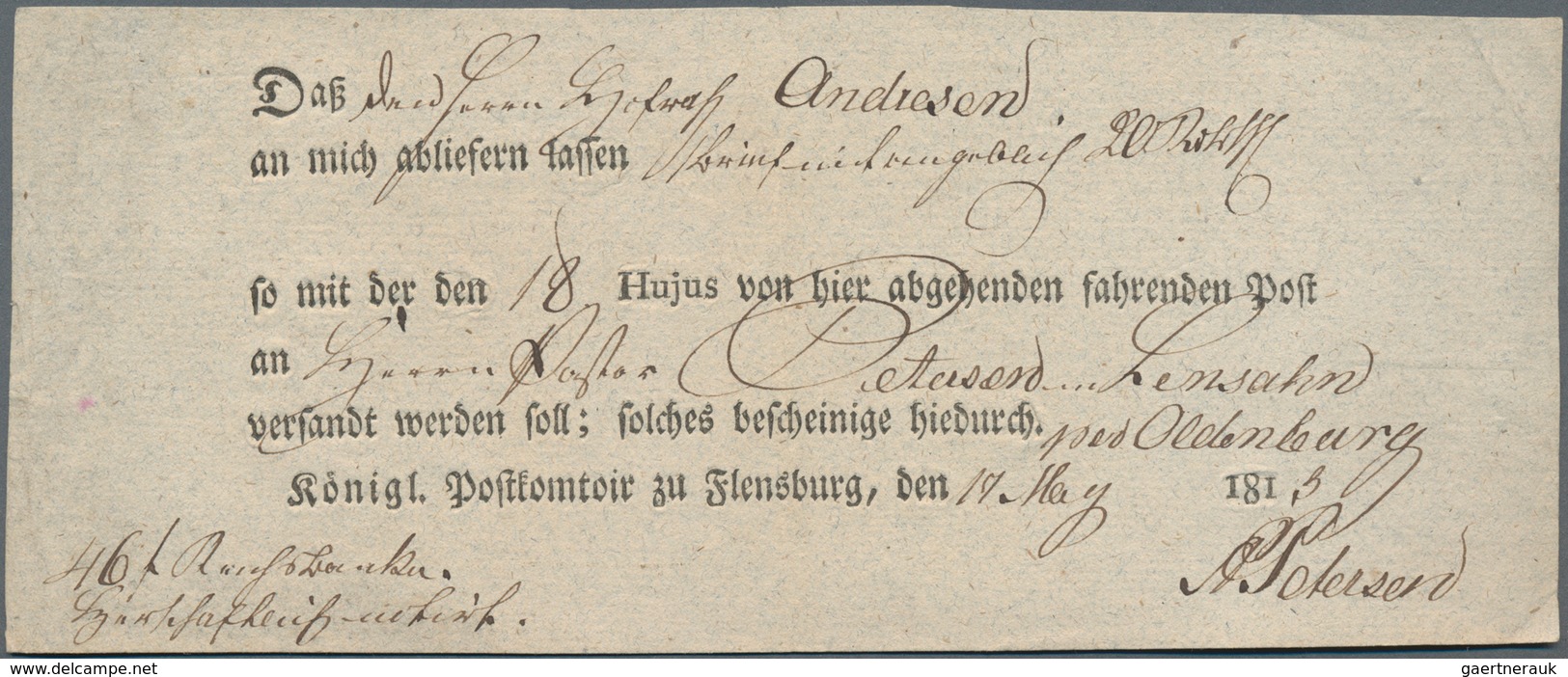 Altdeutschland: 1690/1870, Vielseitige Sammlung Von 39 (meist Markenlosen) Briefen Sowie Vier Postsc - Collections