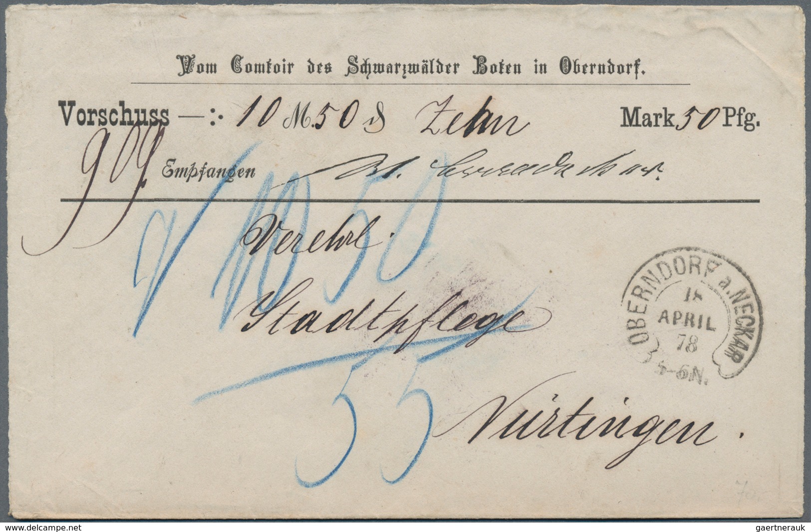Altdeutschland: 1835/1920 (ca.), Altdeutschland Und Auch Etwas Dt.Reich, Vielseitiger Posten Von Ein - Collections