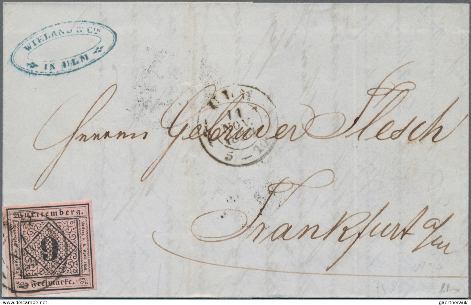 Altdeutschland: 1852/1862 (ca.), Lot Von 21 Briefen In Ausgesuchter Qualität, Dabei Bayern, Württemb - Collections
