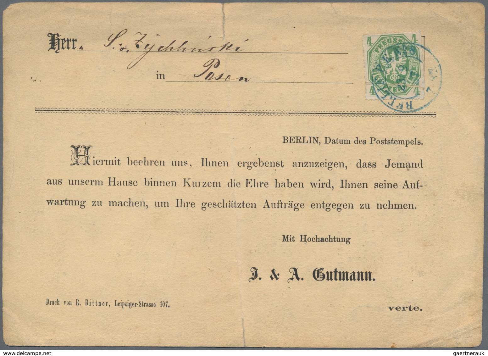 Altdeutschland Und Deutsches Reich: 1830 (ca)-1945, Karton Mit Hunderten Belegen Von Altdeutschland - Collections