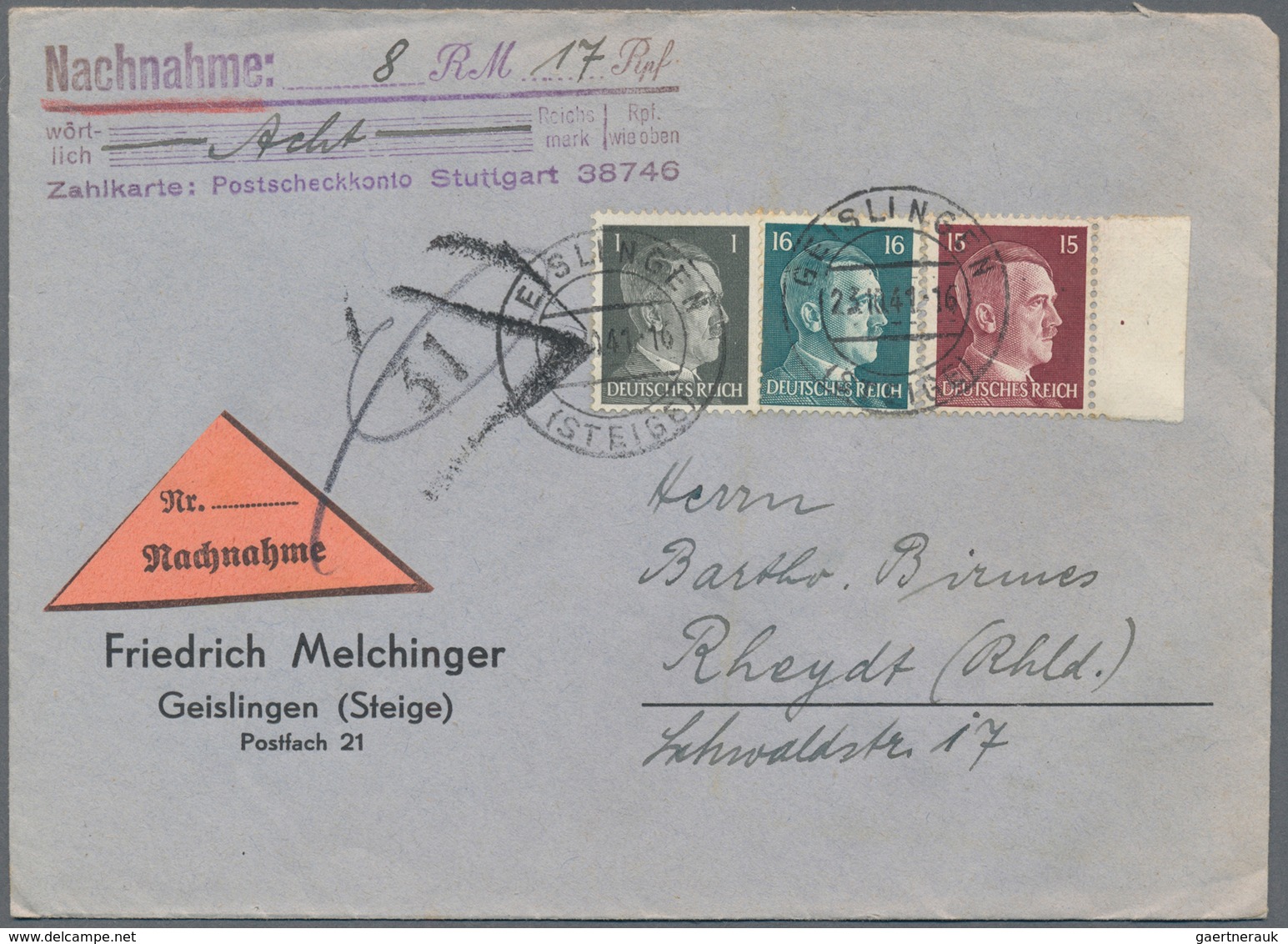 Altdeutschland Und Deutsches Reich: 1830 (ca)-1945, Karton Mit Hunderten Belegen Von Altdeutschland - Collections