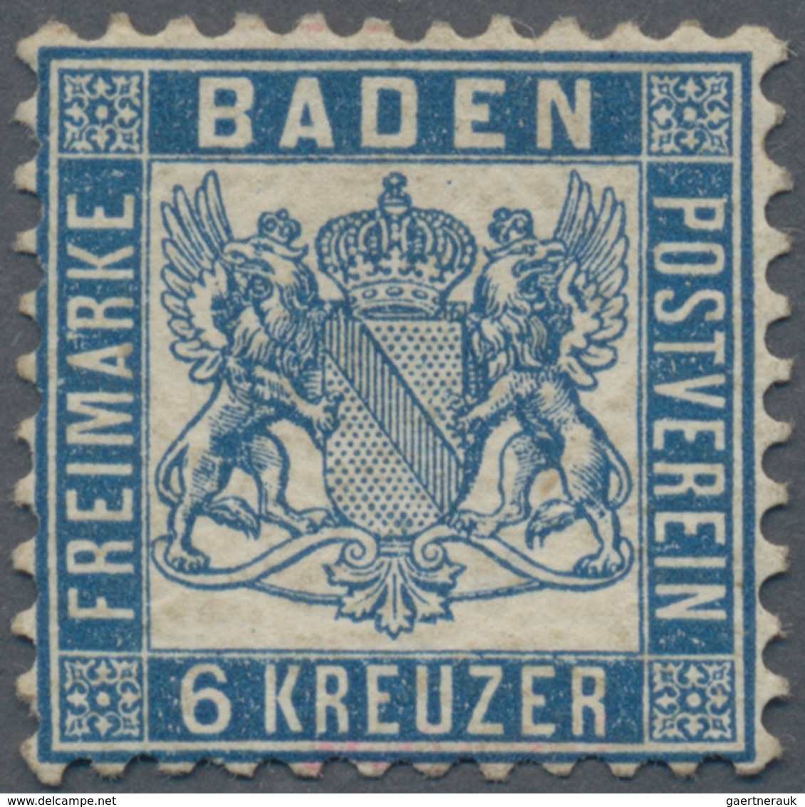 Baden - Marken Und Briefe: 1851/1862: Gehaltvolle Sammlung Der Badischen Markenausgaben, Insgesamt 1 - Otros & Sin Clasificación