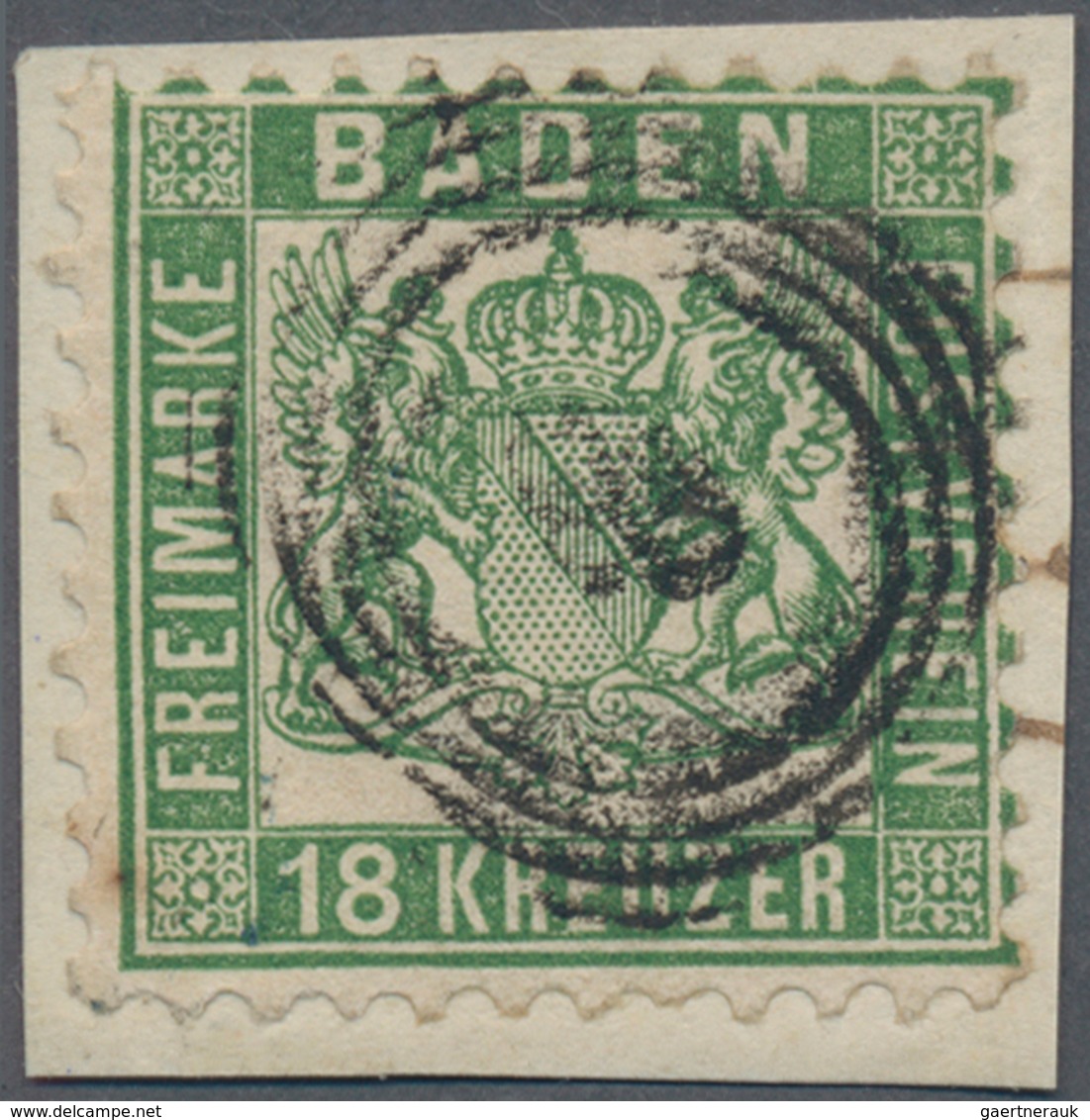 Baden - Marken Und Briefe: 1851/1862: Gehaltvolle Sammlung Der Badischen Markenausgaben, Insgesamt 1 - Autres & Non Classés