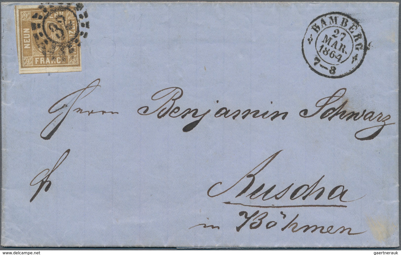 Bayern - Marken Und Briefe: 1850/1920, Interessante Sammlung Mit Ca.270 Briefen, Karten Und Ganzsach - Other & Unclassified