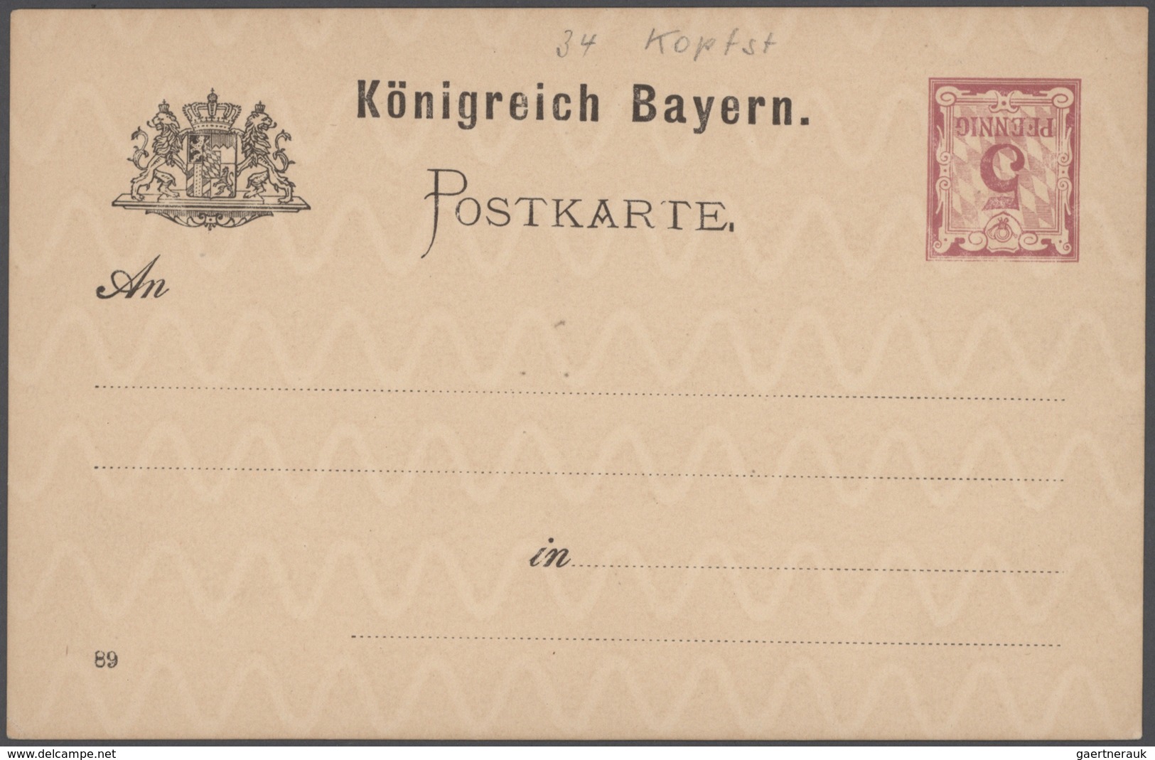Bayern - Marken und Briefe: 1850-1919, Partie mit 70 Briefen, Karten und Ganzsachen, Hauptwert bei d