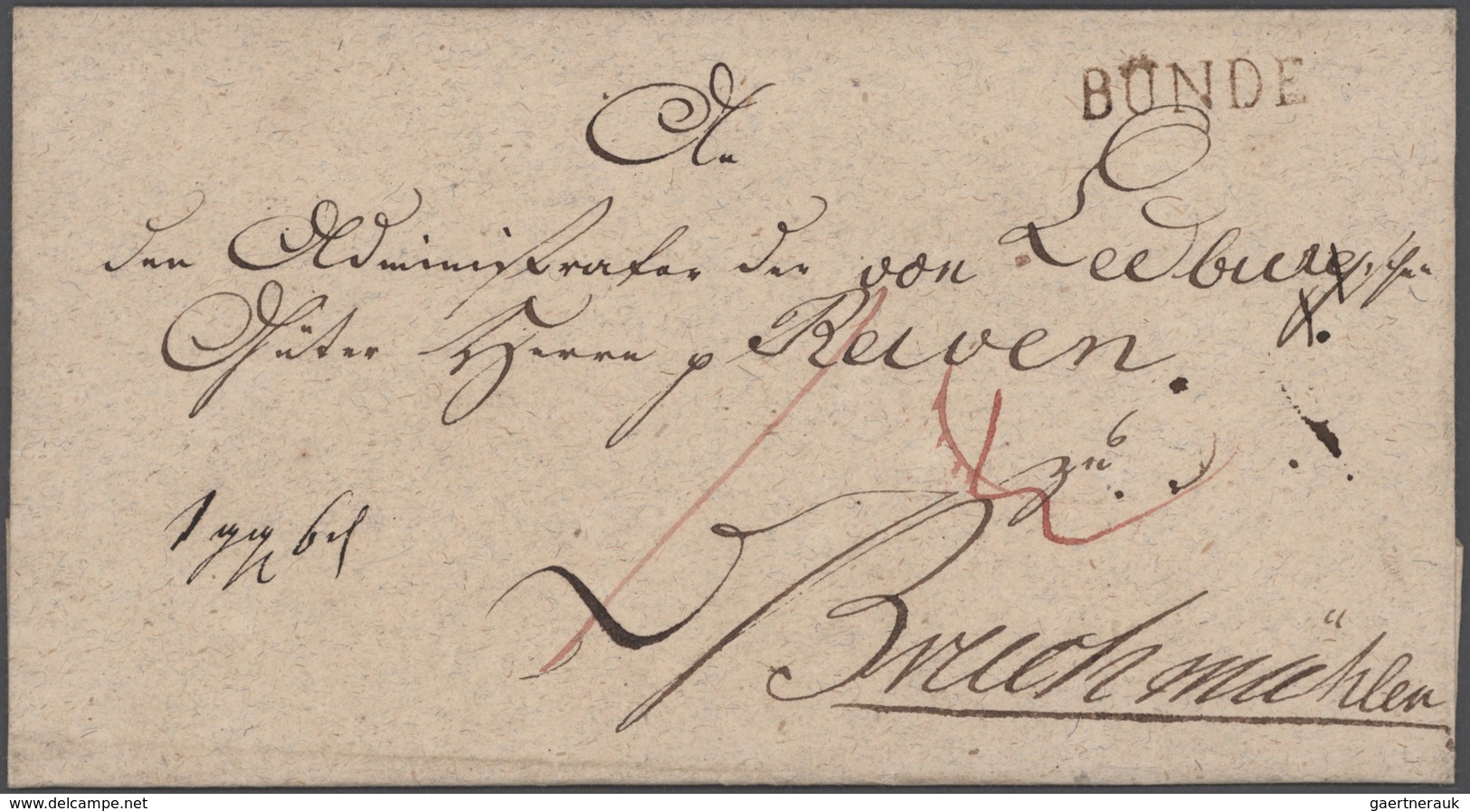 Preußen - Marken und Briefe: 1736/1890, Grafschaft Ravensberg, Sammlung von Ortsstempel u. sonstigen
