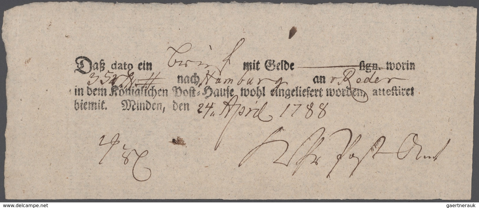 Preußen - Marken und Briefe: 1788/1871, Minden, interess. Heimatsammlung von 52 Belegen mit vielen b