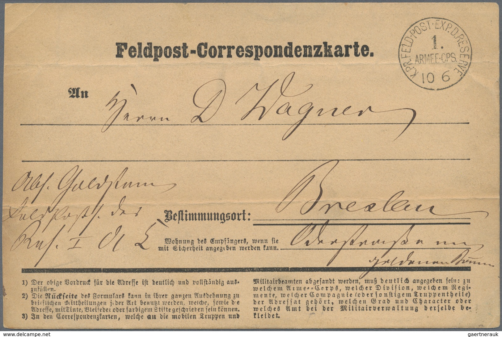 Preußen - Feldpost: 1870-1871 (ca.), DEUTSCH-FRANZ. KRIEG, Herausragende Sammlung Von Ca. 155 Belege - Other & Unclassified