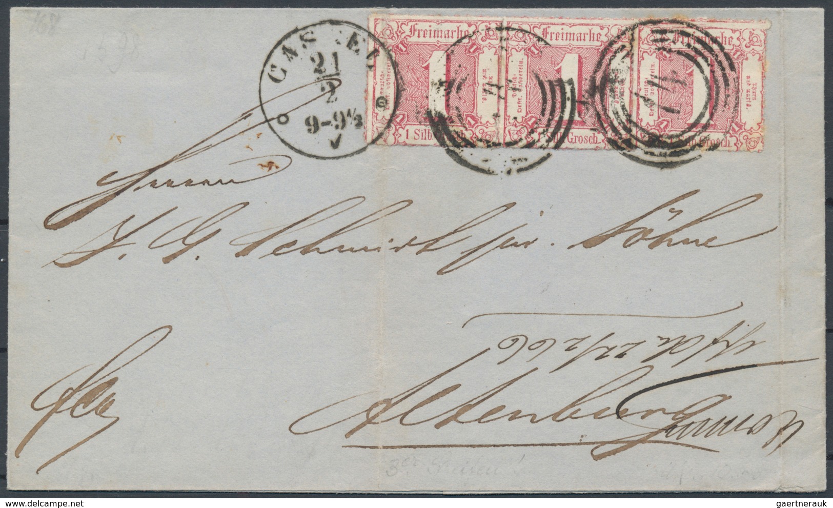 Thurn & Taxis - Marken Und Briefe: 1852 - 1864 (ca.), Sammlung Von 50 Sauberen Belegen In Einzel-, M - Autres & Non Classés