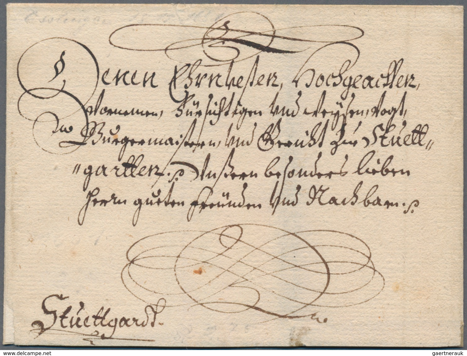 Württemberg - Marken und Briefe: 1642/1889, STUTTGART, umfassende Heimat-/Postgeschichte-Sammlung vo