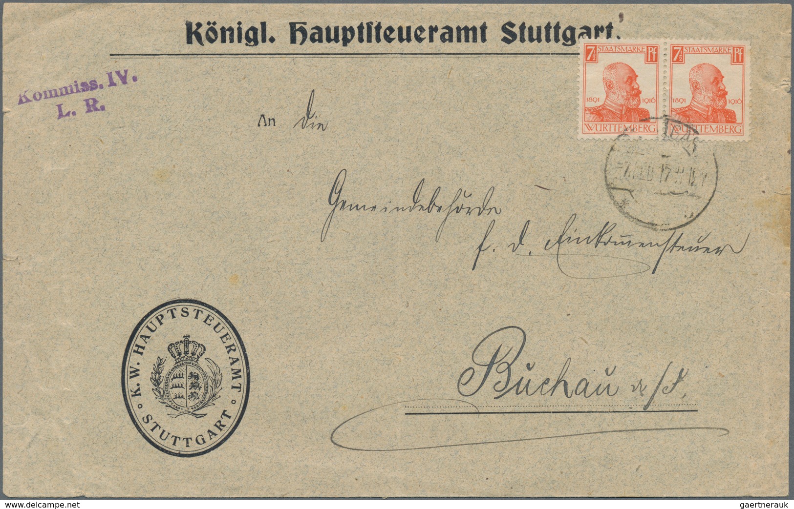 Württemberg - Ganzsachen: 1882/1923, Vielseitige Partie Von Ca. 73 Meist Gebrauchten Ganzsachen Bzw. - Autres & Non Classés