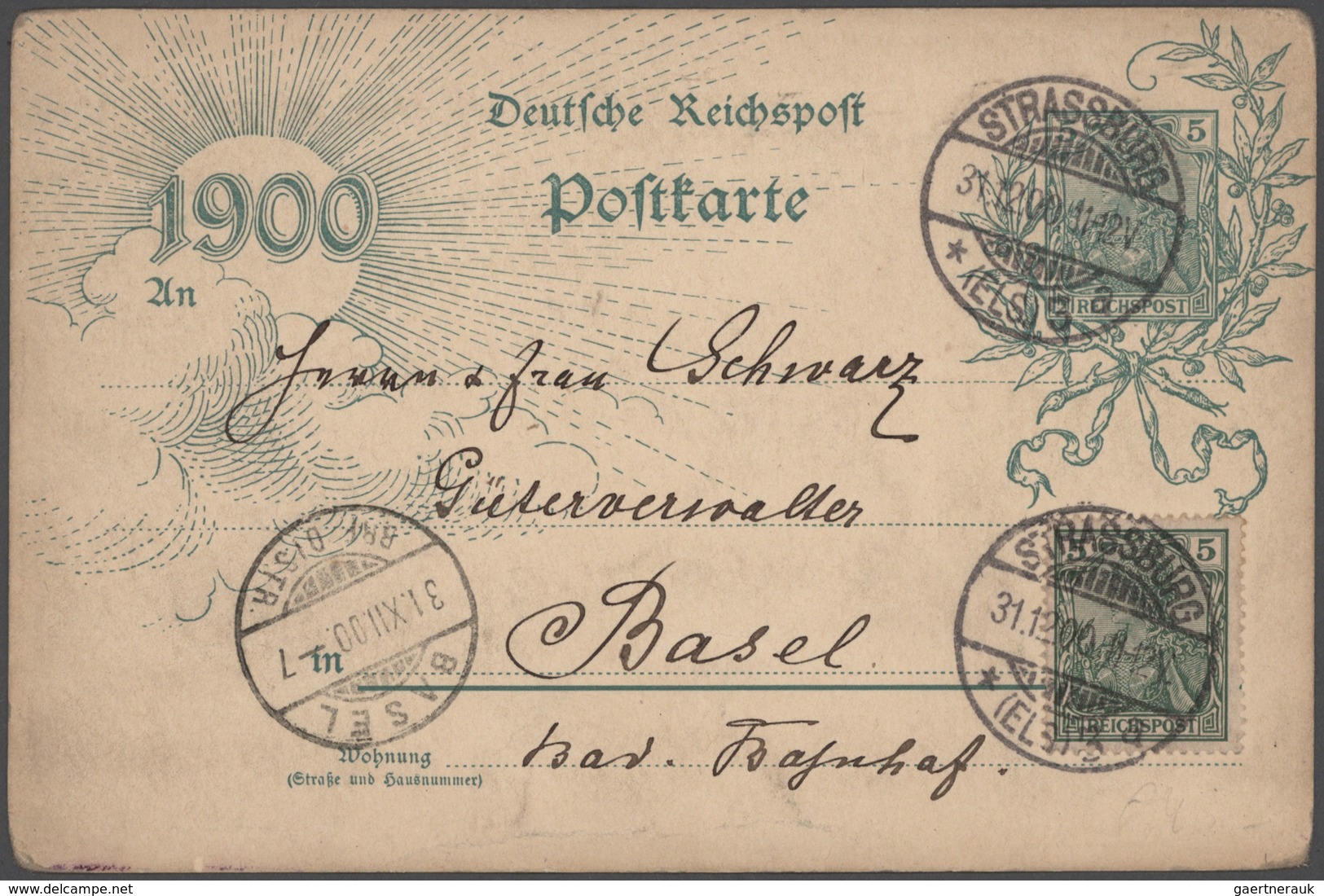 Deutsches Reich: 1872/1900, Interessanter Posten Von über 600 Belegen Und Ganzsachen Ab Brustschild - Collections