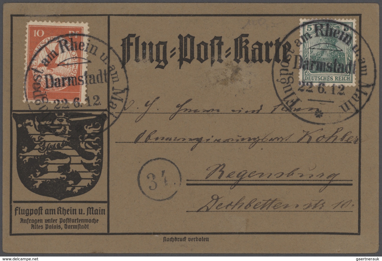 Deutsches Reich: 1872/1919, vielseitige Partie von fast 500 Briefen, Karten und Ganzsachen von Brust
