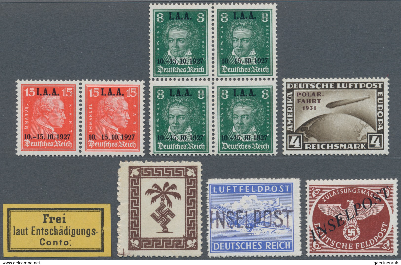 Deutsches Reich: 1872/1945, Umfangreiche, Am Anfang Meist Ungebrauchte Sammlung Inkl. Dienst- Und Fe - Collections