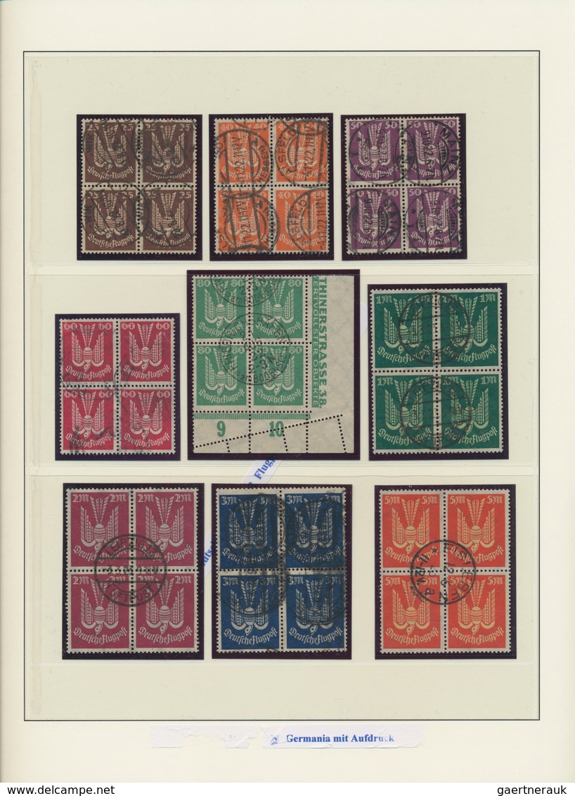 Deutsches Reich: 1872-1932, Enorm Gut Ausgebaute Sammlung In Beiden Erhaltungen, Insgesamt 15 Alben - Collections