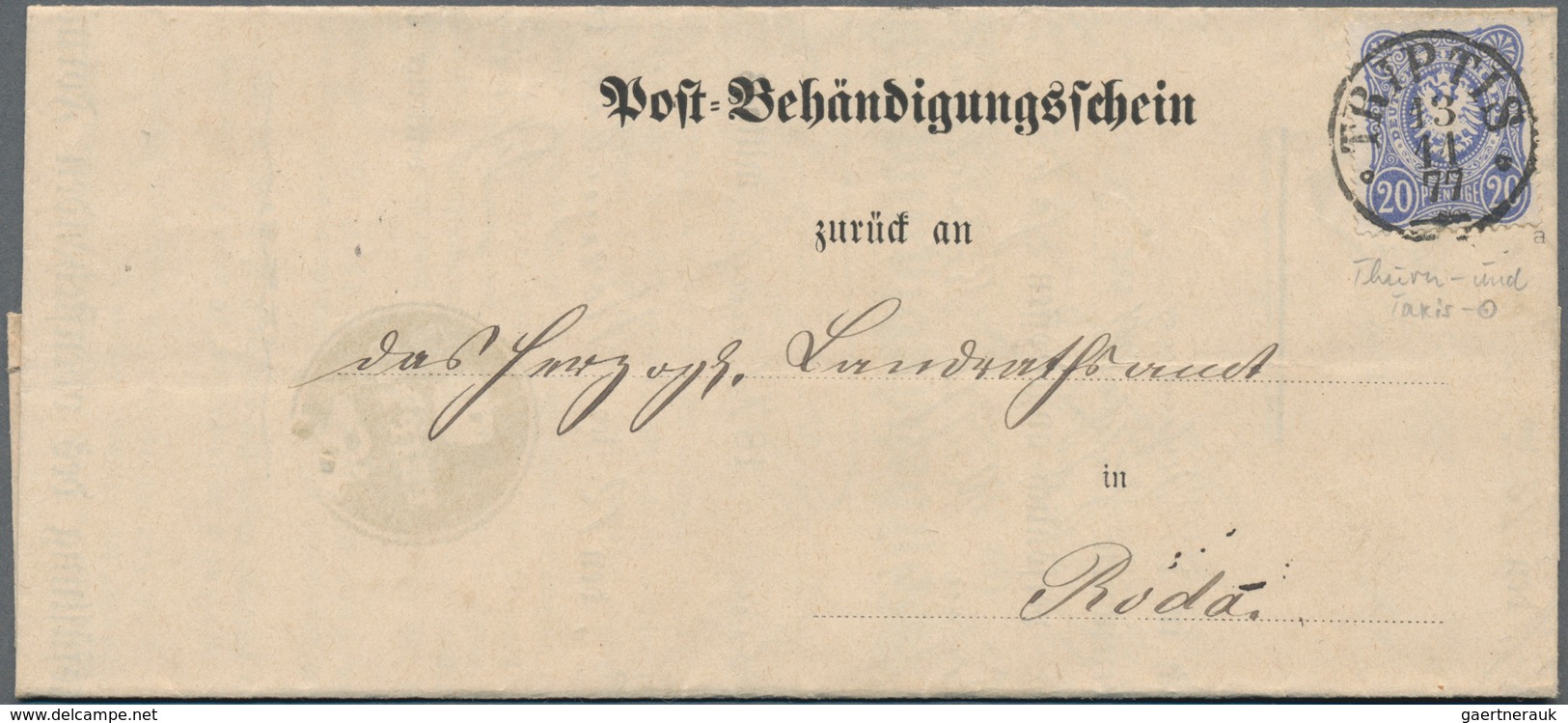 Deutsches Reich: 1875/1900, Sammlungspartie Von Ca. 210 Briefen, Karten Und Ganzsachen Mit Frankatur - Collections