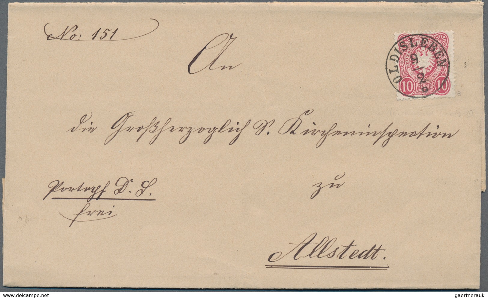 Deutsches Reich: 1875/1900, Sammlungspartie Von Ca. 210 Briefen, Karten Und Ganzsachen Mit Frankatur - Colecciones