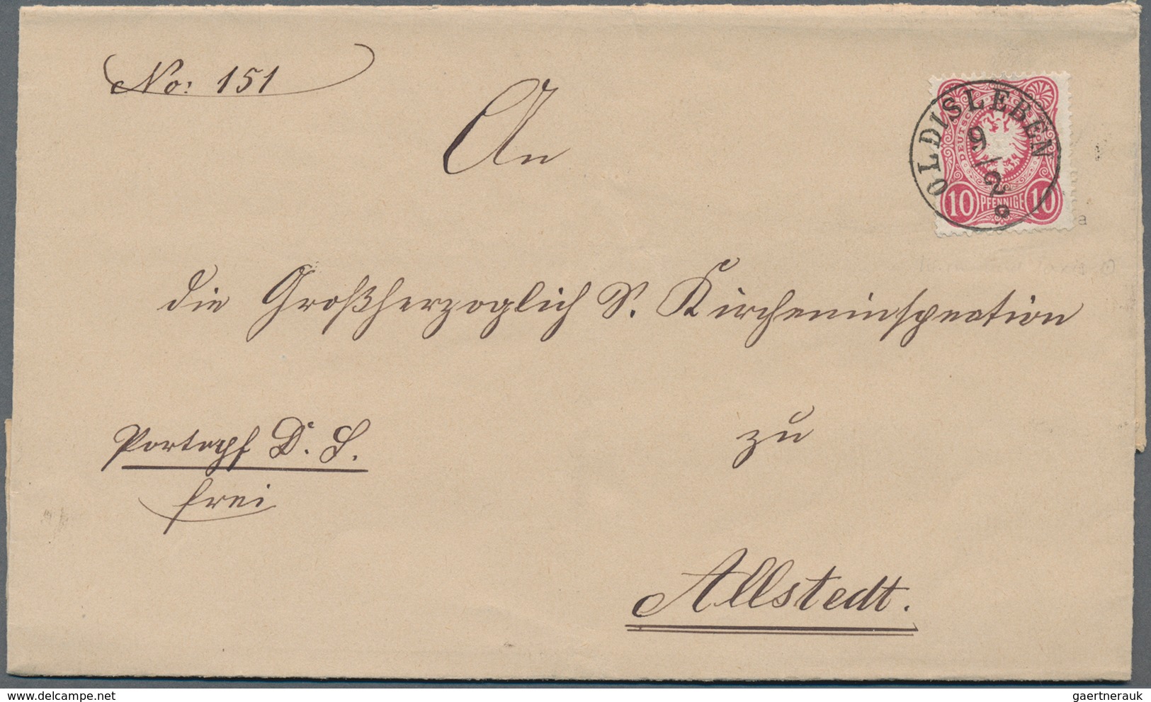 Deutsches Reich: 1875/1900, Sammlungspartie Von Ca. 210 Briefen, Karten Und Ganzsachen Mit Frankatur - Collections