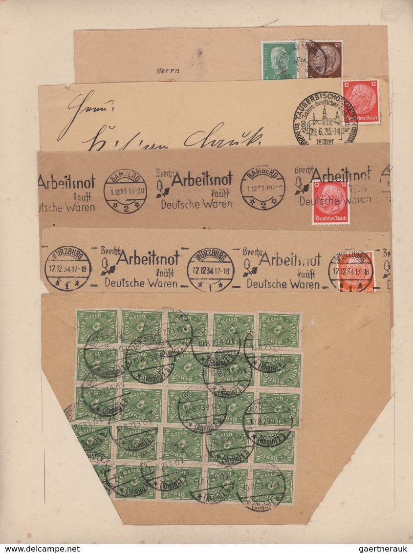 Deutsches Reich: 1880/1940 (ca.), sehr urige und umfangreiche Partie an Ganzsachen, Postkarten und B