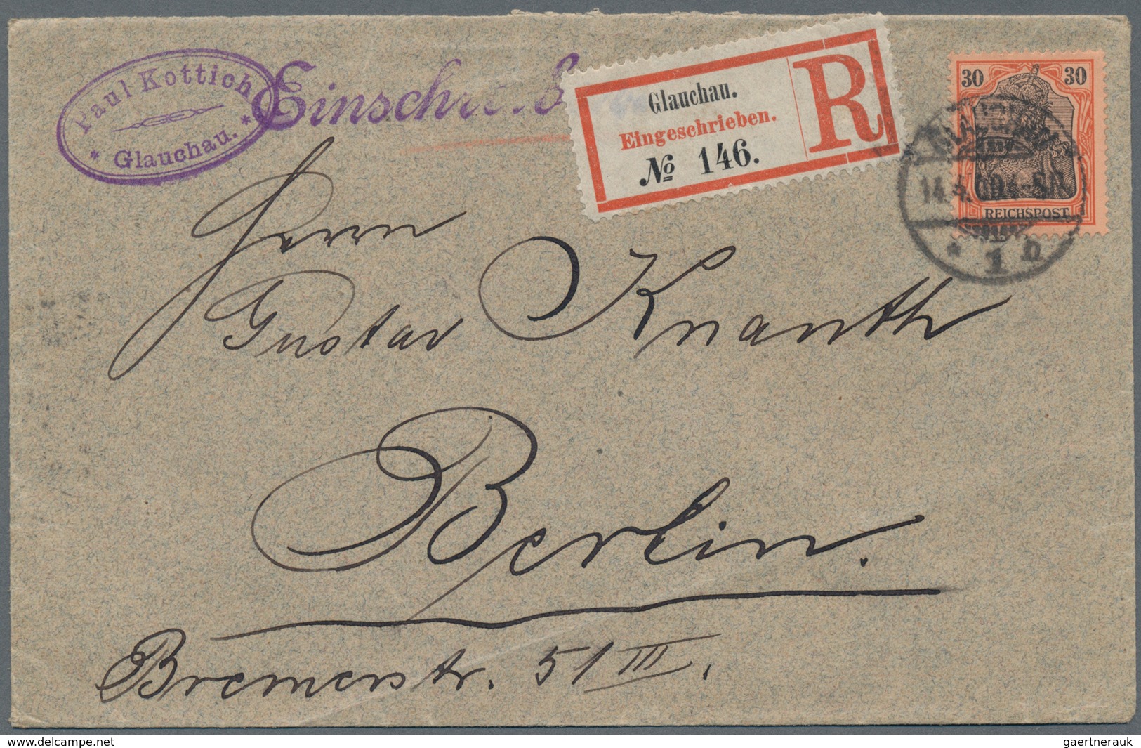 Deutsches Reich: 1882/1944, kleiner Posten von ca. 100 Briefe, Karten, Ansichtskarten und überwiegen