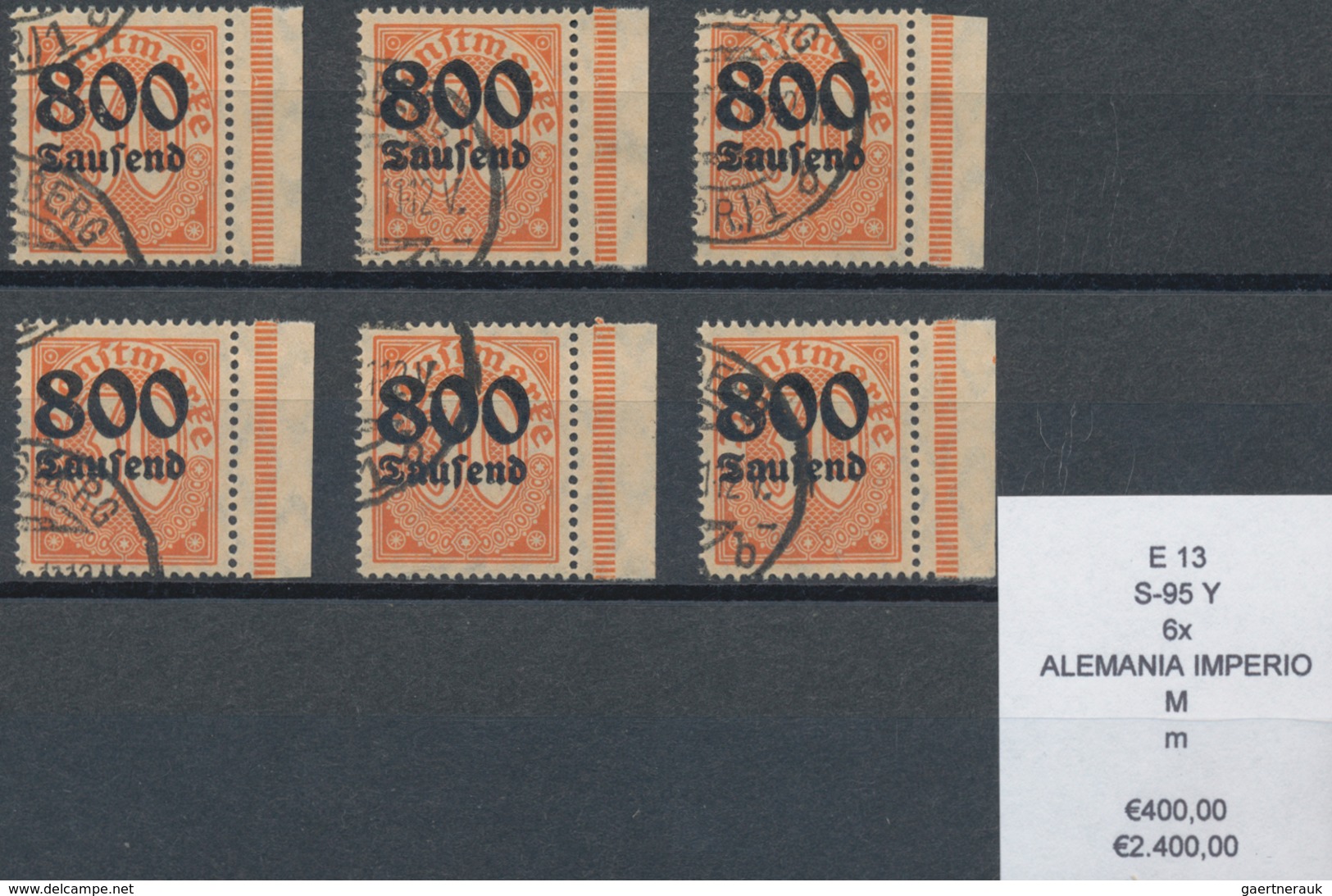 Deutsches Reich: 1890-1940, enorm umfangreicher Bestand ab Krone/Adler, sauber sortiert auf geschätz