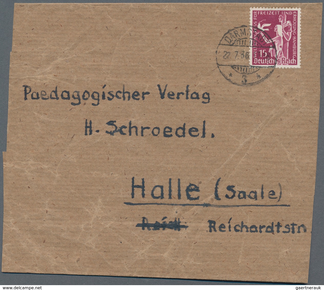 Deutsches Reich: 1918/1945, Interessante Sammlung "Drucksachen-Streifbänder" Mit über 100 Belegen In - Collections
