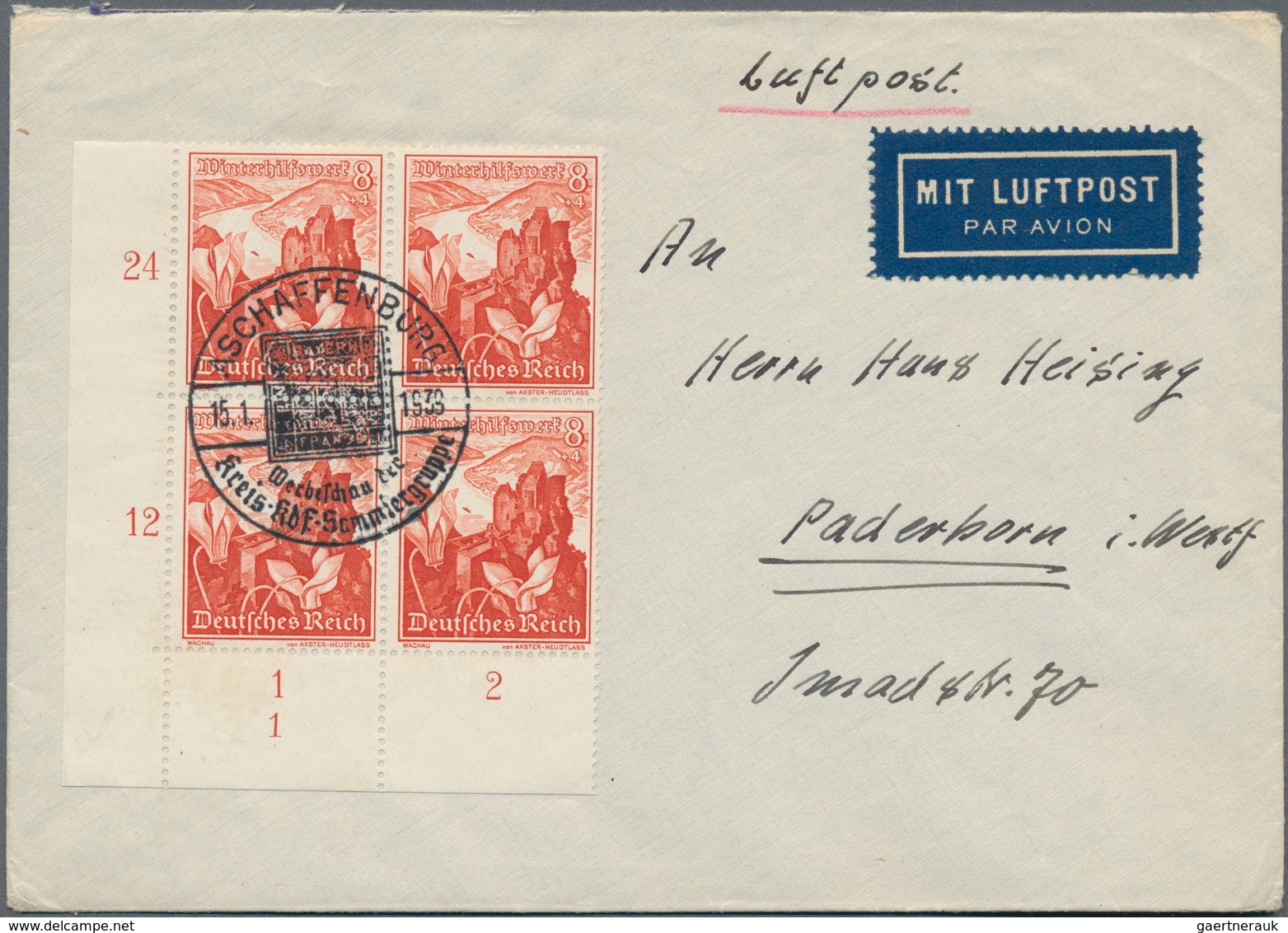 Deutsches Reich: 1923-1945, Posten Mit Etwa 600 Briefen, Belegen Und Ganzsachen, Dabei Einschreiben, - Collections