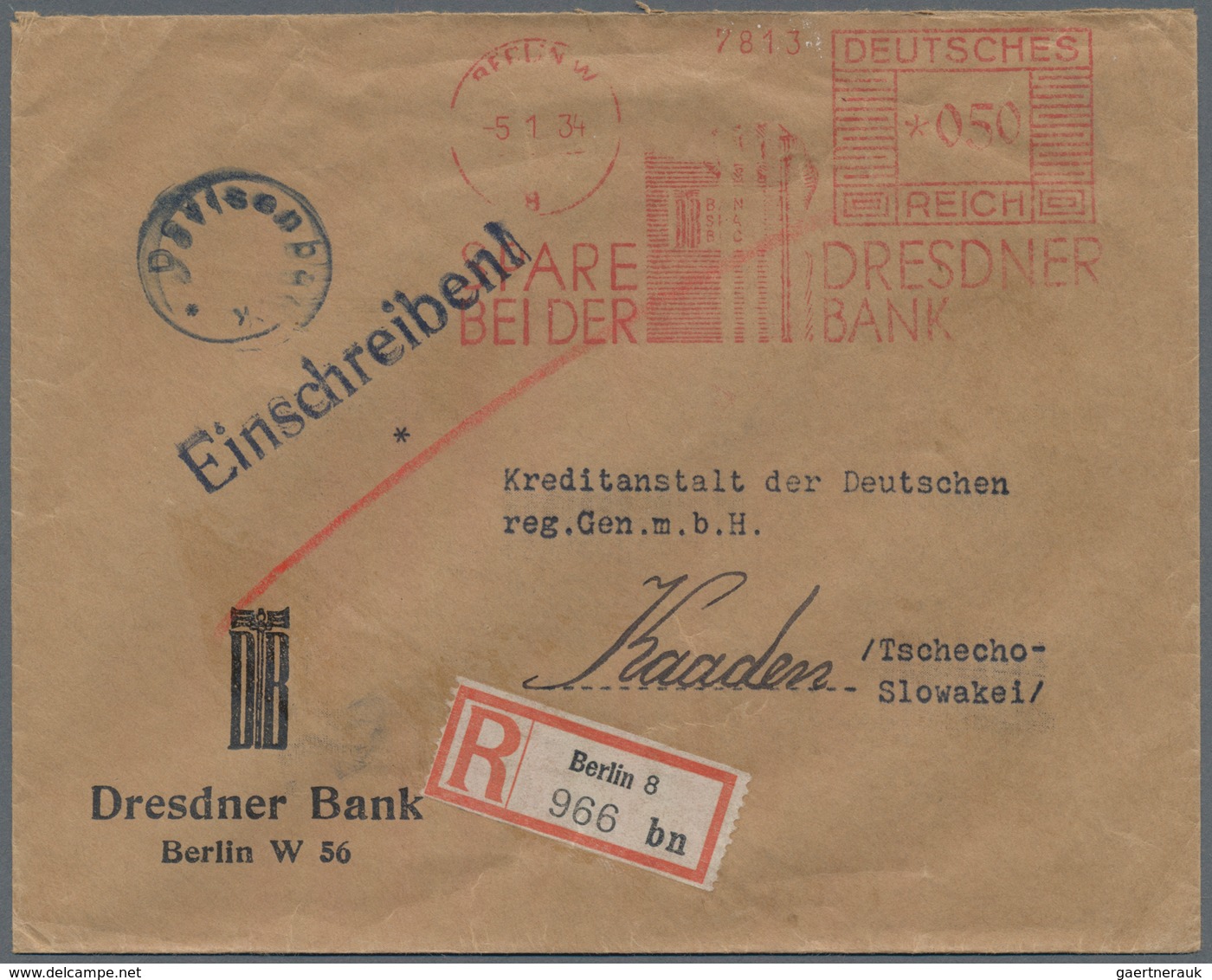 Deutsches Reich: 1924/1939, SONDERPORTO CSR, gehaltvoller Sammlungsbestand mit über 80 Briefen, Kart