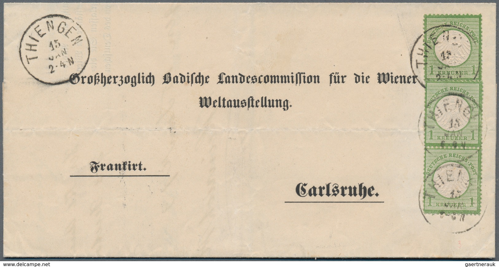 Deutsches Reich - Brustschild: 1872/1875, Außergewöhnliche TOP-SAMMLUNG Von 151 Briefen Und Karten M - Collections