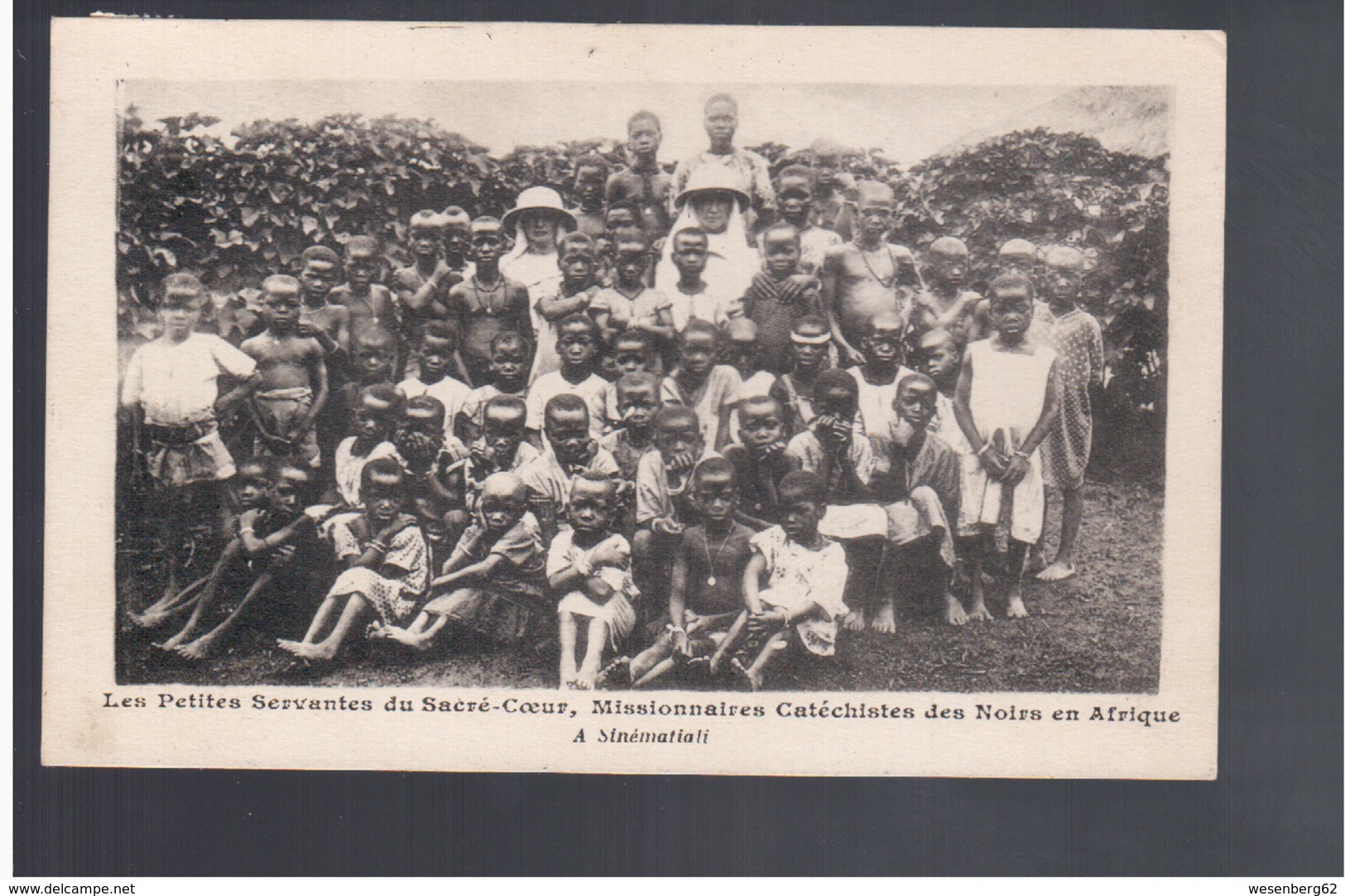 Cote D'Ivoire SINEMATIALI - Petites Servantes Du Sacré Coeur, Missionnaires Catéchistes Old Postcard - Côte-d'Ivoire