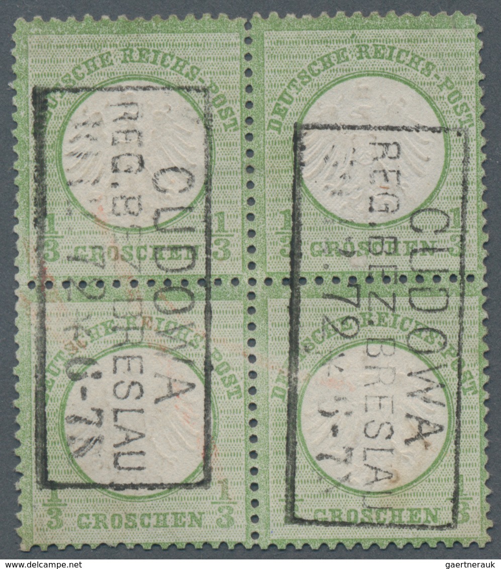 Deutsches Reich - Brustschild: 1872-1874, Gestempelte Partie Mit Fast 300 Zumeist Gut Erhaltenen Exe - Collections