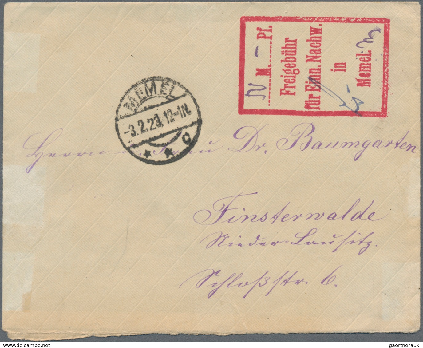 Deutsches Reich - Inflation: 1919/1923, Vielseitige Partie Von Ca. 270 Briefen, Karten Und Ganzsache - Colecciones