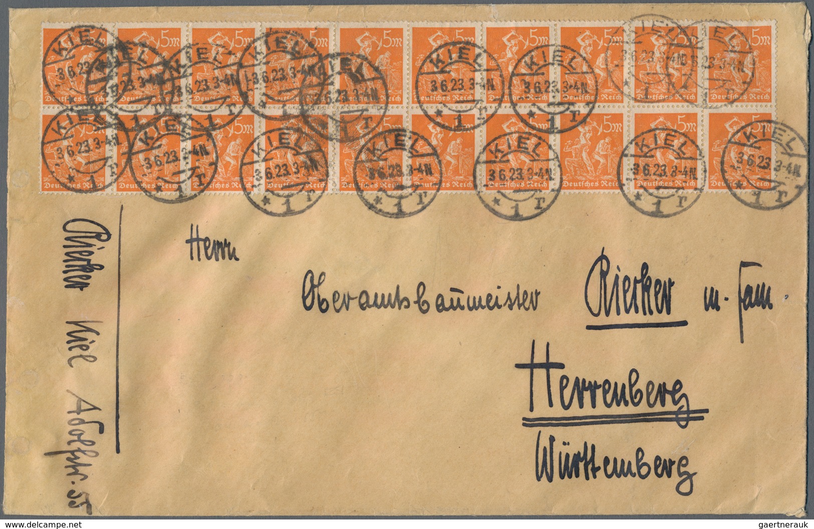 Deutsches Reich - Inflation: 1921/1923, Reichhaltige Sammlung Ab Den Freimarken Ziffern/Arbeiter/Pos - Collections